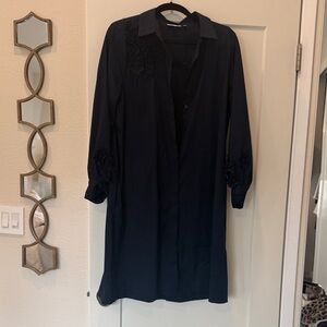 Chico's Navy Long Sleeve Dress